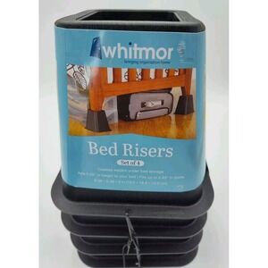 BED RISING SET-4 5.25"‎ Height Easygoing New 6x6x6 Great Support B59.10ME2052.3